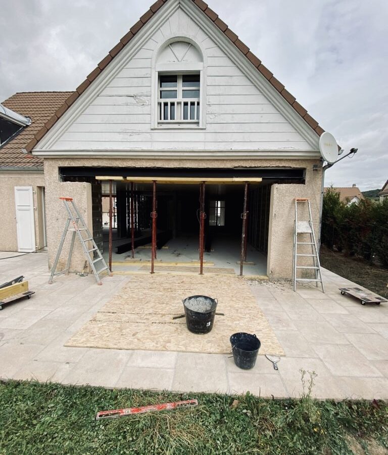 Projet St. Brice – Ouverture murs porteurs